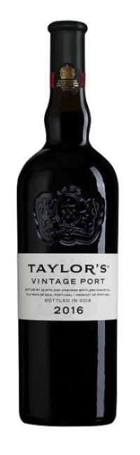 Bottle of Taylor's 2016 Vintage Port